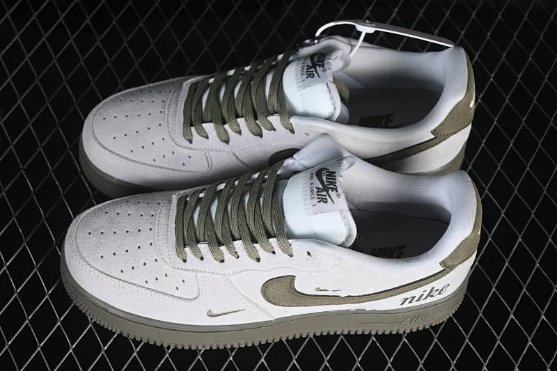 All Categories Nk Air Force 1 Air Force Series Nk Air Force 1 Low Air Force Low Nike Air Force 1'07 Low Olive Green Beige Air Force One Low Casual Shoes DF0188-122